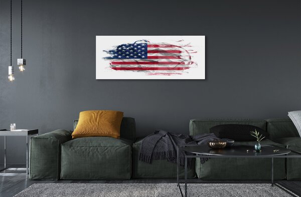 Tablouri pe sticlă Statele Unite ale Americii flag