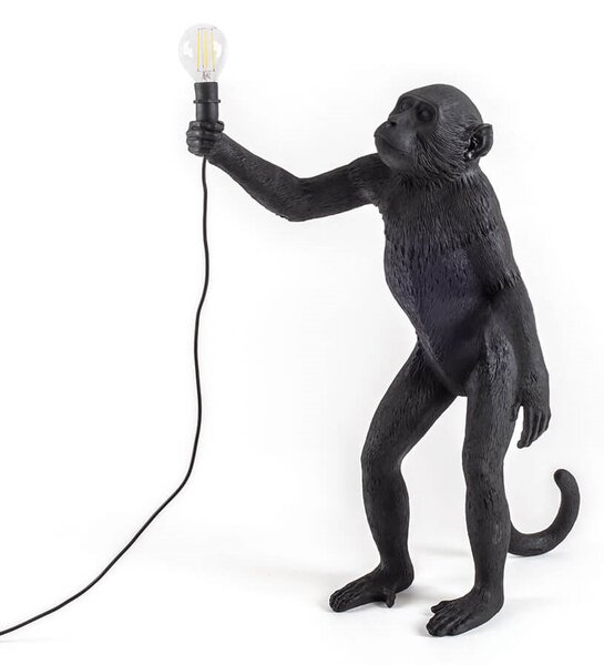 Seletti - Monkey Standing Lampă de Exterioră de Masă Black