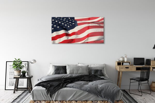 Tablouri pe sticlă Statele Unite ale Americii flag