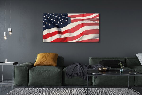 Tablouri pe sticlă Statele Unite ale Americii flag