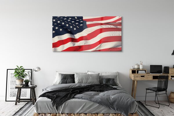 Tablouri pe sticlă Statele Unite ale Americii flag