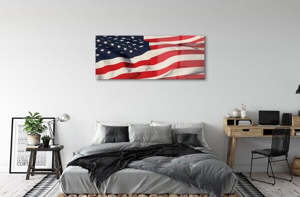 Tablouri pe sticlă Statele Unite ale Americii flag