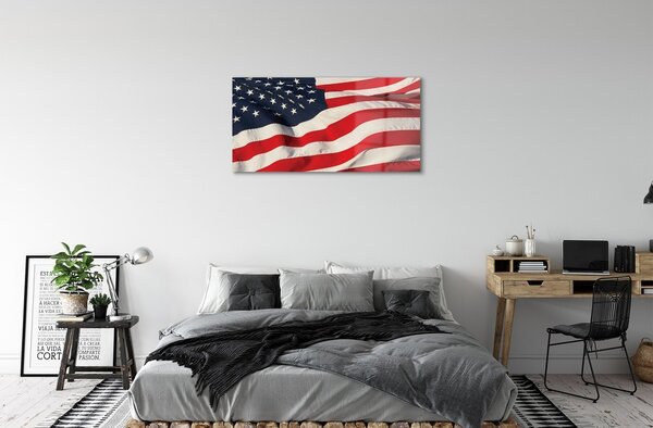 Tablouri pe sticlă Statele Unite ale Americii flag