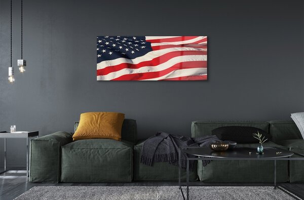 Tablouri pe sticlă Statele Unite ale Americii flag