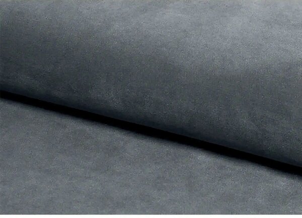 Scaun CHIC D, gri - Bluvel 14, stofa catifelata/metal, 50x58x88 cm