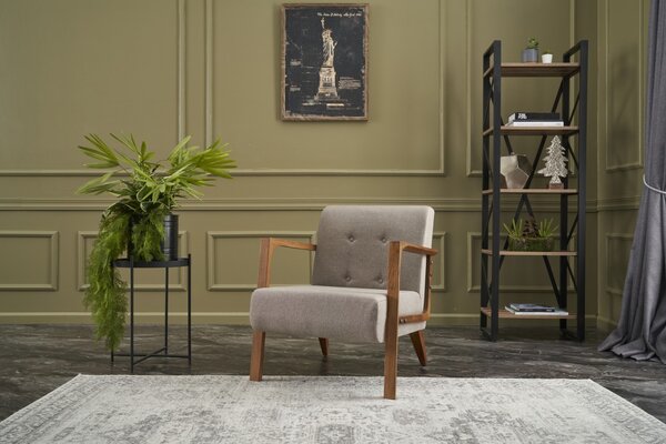 Atelier Del Sofa, Fotoliu Yunus crem 69/83/80 cm