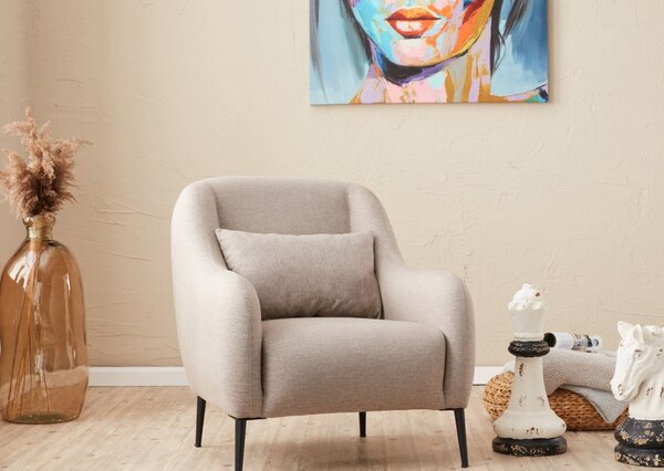 Atelier Del Sofa, Fotoliu Aergul crem 77/70/77 cm