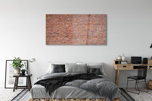 Tablouri pe sticlă Brick perete perete