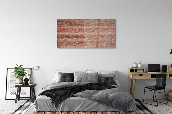 Tablouri pe sticlă Brick perete perete