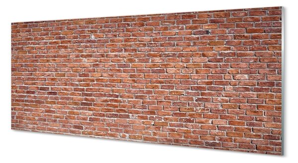 Tablouri pe sticlă Brick perete perete