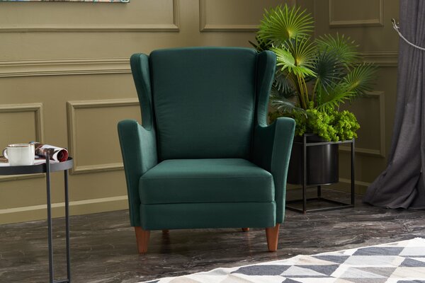 Atelier Del Sofa, Fotoliu Aisha verde 77/80/98 cm