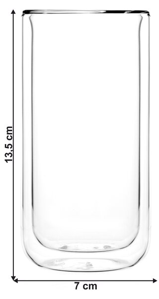 KONDELA Cană termică pentru băutură, 2 buc., 300ml, HOTCOLD TIP 13