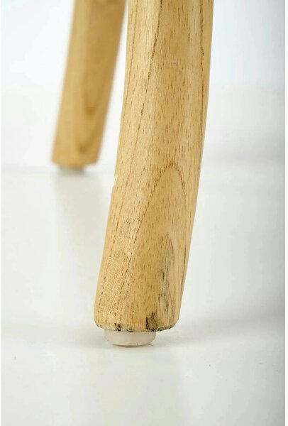 Scaun K502, stejar, ratan natural/lemn, 45x50x89 cm