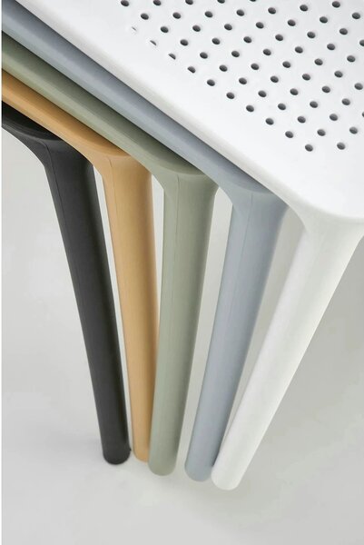 Scaun K514, verde menta, polipropilena, 42x55x79 cm