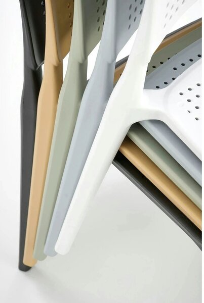 Scaun K514, verde menta, polipropilena, 42x55x79 cm