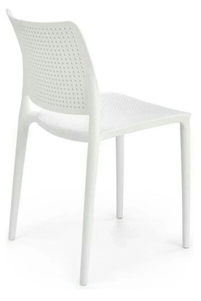 Scaun K514, alb, polipropilena, 42x55x79 cm