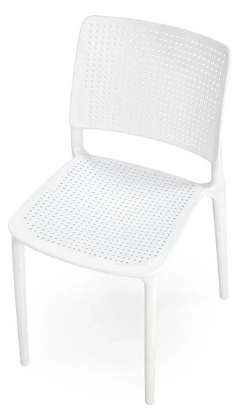 Scaun K514, alb, polipropilena, 42x55x79 cm