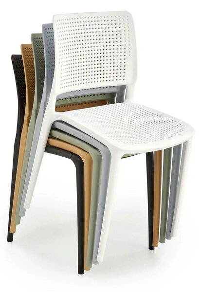 Scaun K514, verde menta, polipropilena, 42x55x79 cm