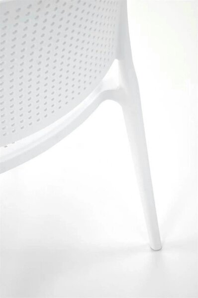 Scaun K514, alb, polipropilena, 42x55x79 cm