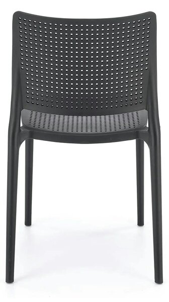 Scaun K514, negru, polipropilena, 42x55x79 cm