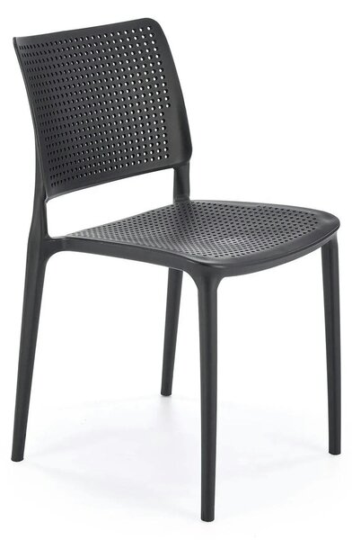 Scaun K514, negru, polipropilena, 42x55x79 cm