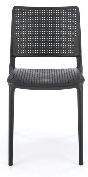 Scaun K514, negru, polipropilena, 42x55x79 cm