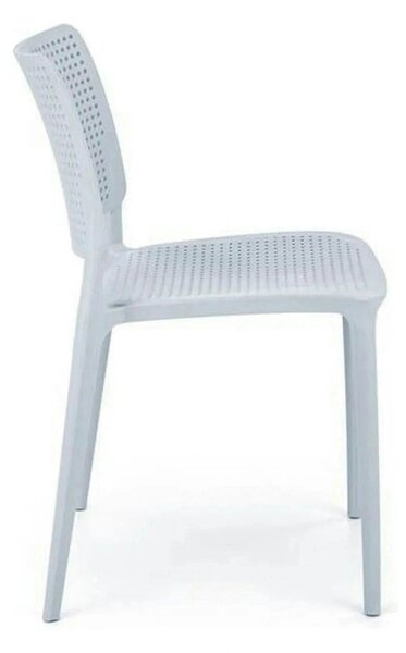 Scaun K514, albastru deschis, polipropilena, 42x55x79 cm
