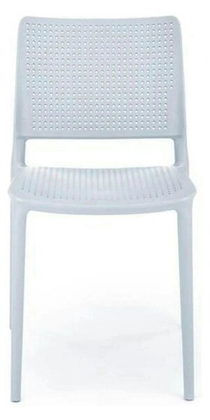 Scaun K514, albastru deschis, polipropilena, 42x55x79 cm