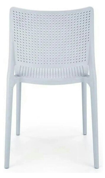 Scaun K514, albastru deschis, polipropilena, 42x55x79 cm