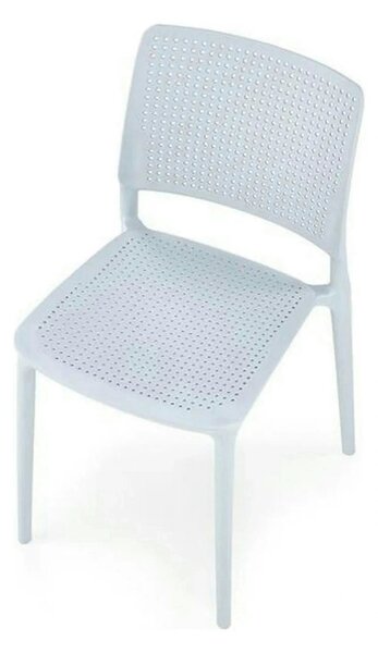 Scaun K514, albastru deschis, polipropilena, 42x55x79 cm
