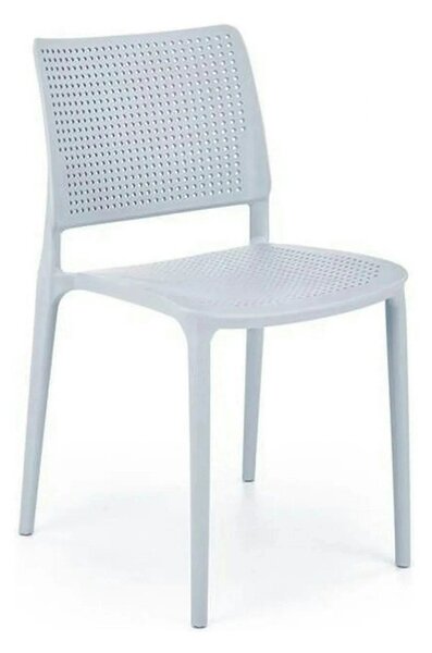 Scaun K514, albastru deschis, polipropilena, 42x55x79 cm