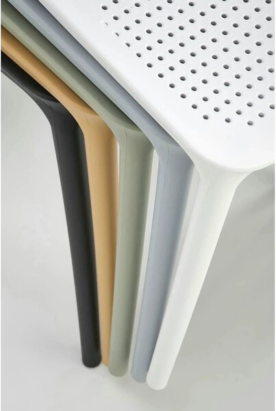 Scaun K514, verde menta, polipropilena, 42x55x79 cm