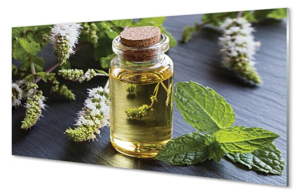 Tablouri pe sticlă Ceaiul Mint