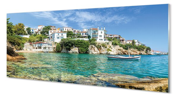 Panouri de sticlă Marea Grecia a vieții urbane
