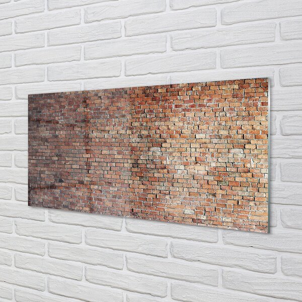 Tablouri pe sticlă Brick perete perete