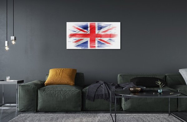 Tablouri pe sticlă Steagul Marii Britanii