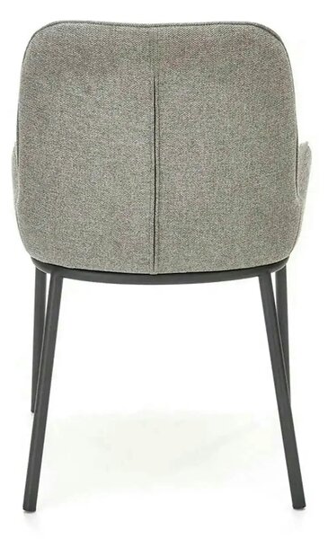 Scaun K481, gri/negru, stofa clasica/metal, 54x60x83 cm