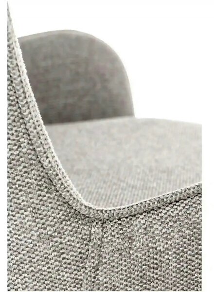 Scaun K481, gri/negru, stofa clasica/metal, 54x60x83 cm