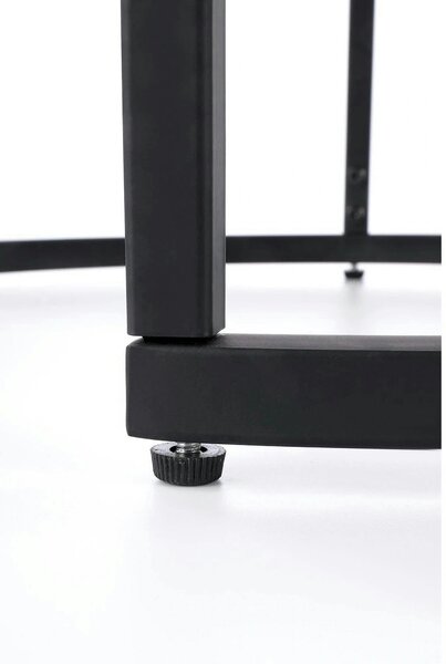 Set masute cafea OREO, nuc/negru