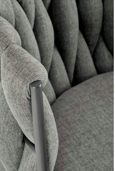 Scaun TALON, gri, stofa, 55x60x75 cm
