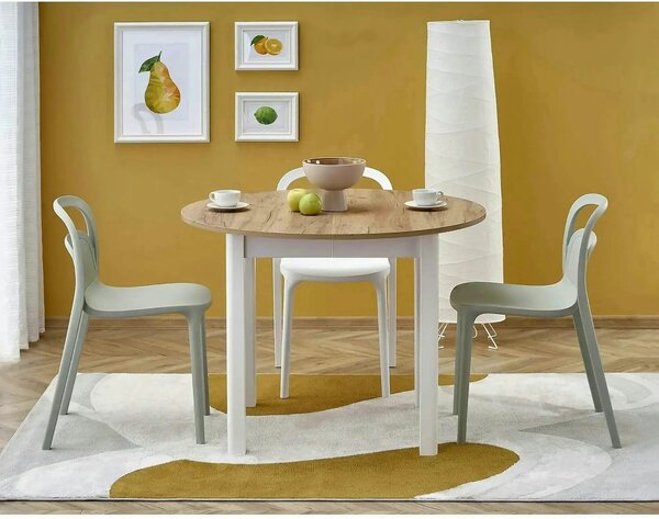 Scaun K490, alb, polipropilena, 46x55x80 cm