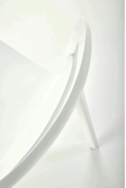 Scaun K490, alb, polipropilena, 46x55x80 cm