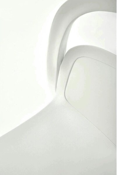 Scaun K490, alb, polipropilena, 46x55x80 cm
