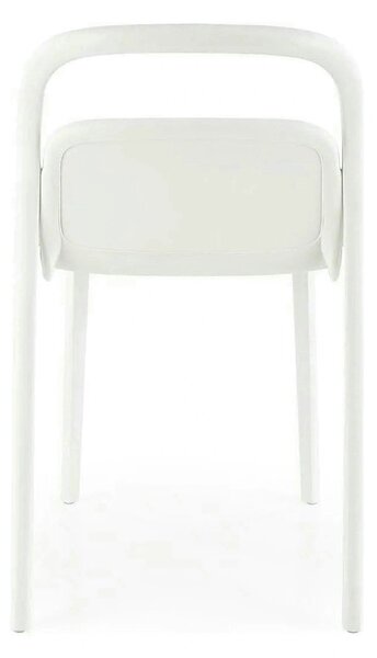 Scaun K490, alb, polipropilena, 46x55x80 cm