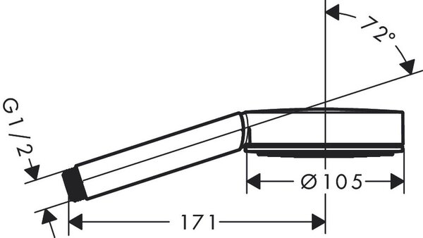 Hansgrohe Pulsify duș de mână crom 24121000