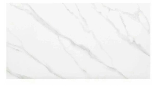 Masa extensibila JOHN, crem cu efect de marmura/negru mat, ceramica/me