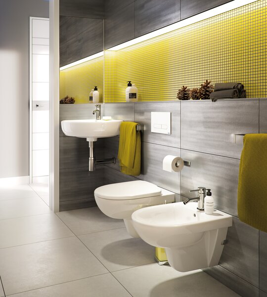 Geberit Selnova vas wc agăţat fără margine alb 500.265.01.1
