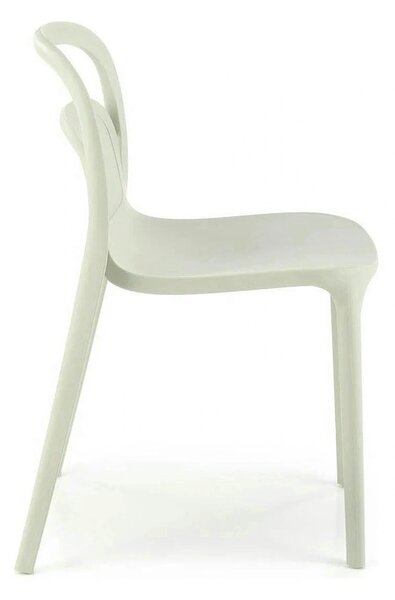 Scaun K490, verde menta, polipropilena, 46x55x80 cm