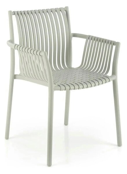 Scaun K492, gri, polipropilen, 60X56X84 cm