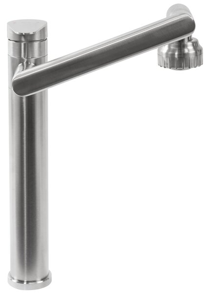 Baterie pentru baie Rea PACO Nickel Brush INOX High